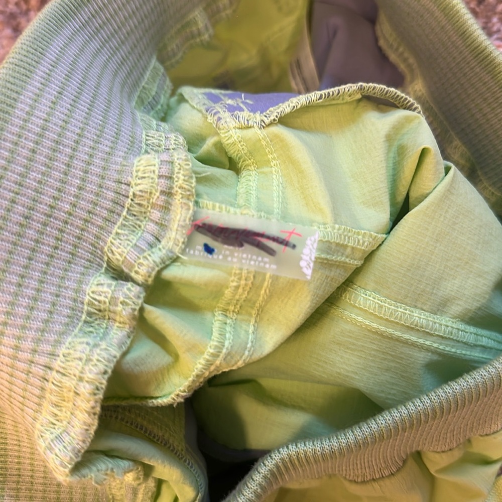 NWT Free People Cascade Joggers Limeade XS - Picture 5 of 8